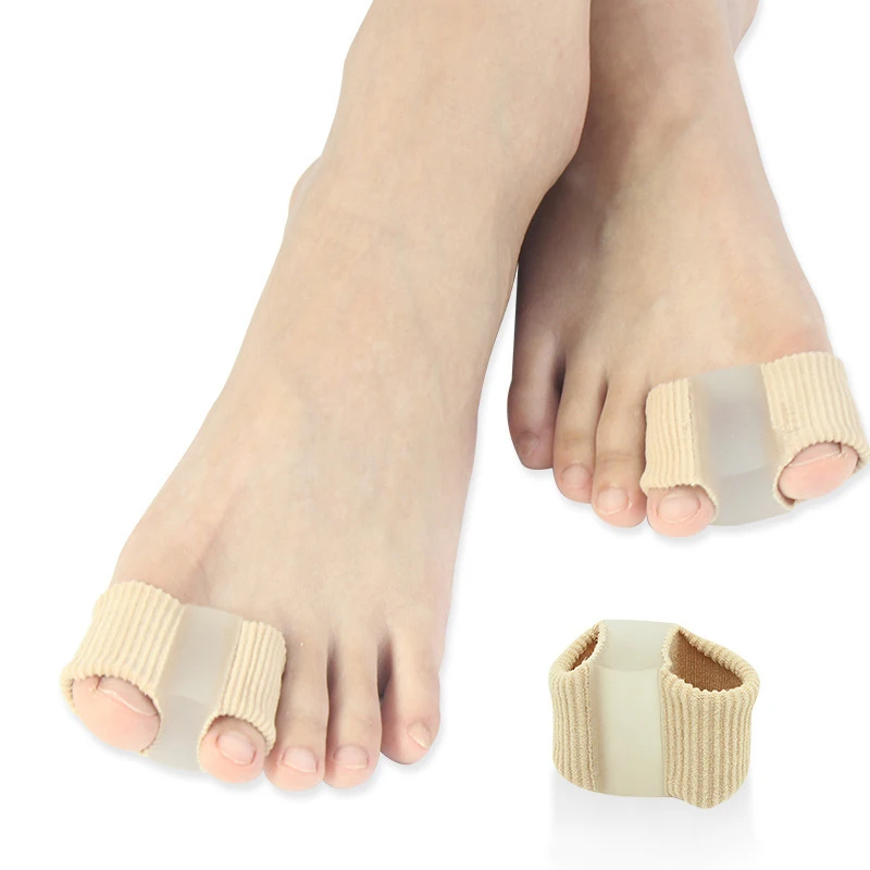 1Pcs Silikon Zehenspreizer Separator Bunion Hallux Valgus Corrector Daumen Finger Korrektur Haarglätter Fußpflege Werkzeug