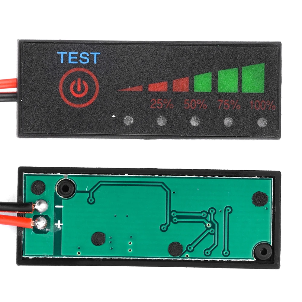 1S 3S 7S 3.7V 4.8V 11.1V 12.6V 29.4V Lithium Battery Li-po Li-ion Capacity Indicator Board Power Display Charging LED Tester