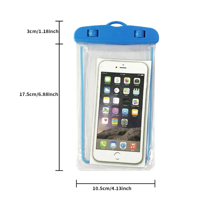 1 PC Mobile Phone Waterproof Bag, Touch Screen, Swimming, Drifting, Diving, Air Bag, Transparent Sealed Protective Bag, Outdoor image 2