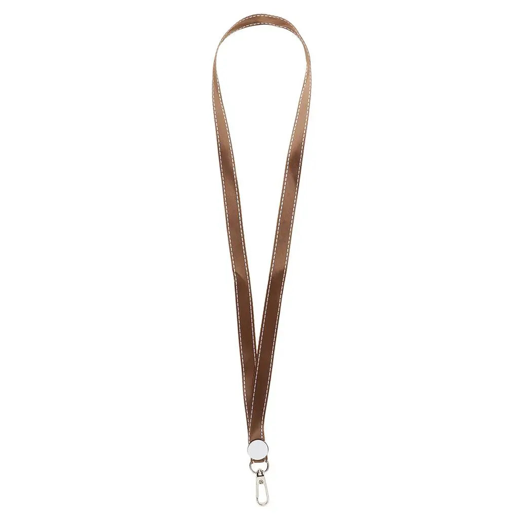 Polyester Lanyard Card Holder Neck Badge Pouch with Swivel Hook Card Badge Holders for Keychains or USB Flash Drives