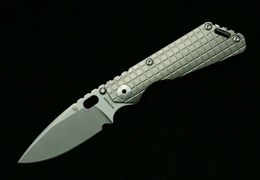 LEMIFSHE SNG Aap Aangepaste Titanium Handvat Real 154 CM blade Koperen Ring Zakmes Camping Jacht Outdoor EDC Tool