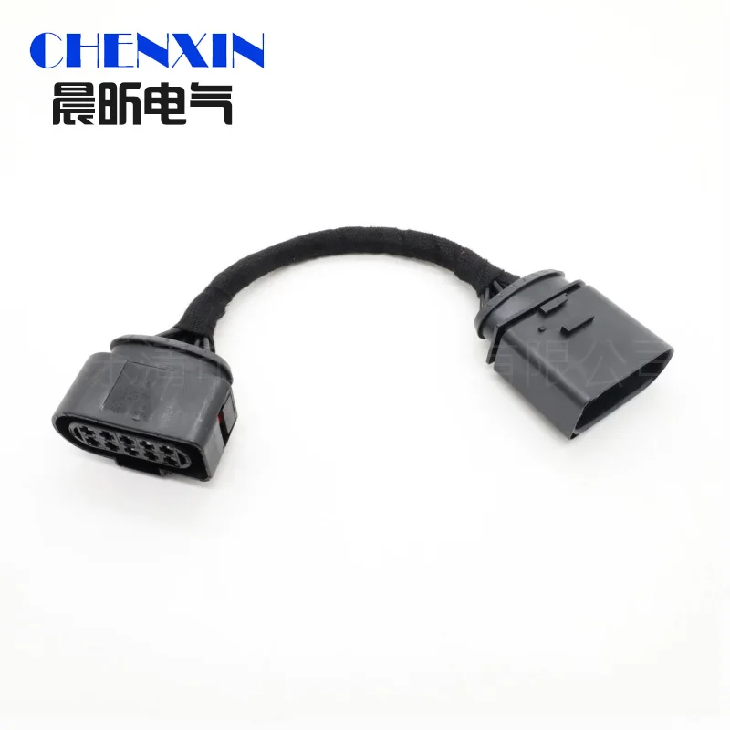 

1J0973737 14-контактный на 10-контактный ксеноновый разъем для фар HID, жгут проводов для VW Jetta 2015, розетка для фар