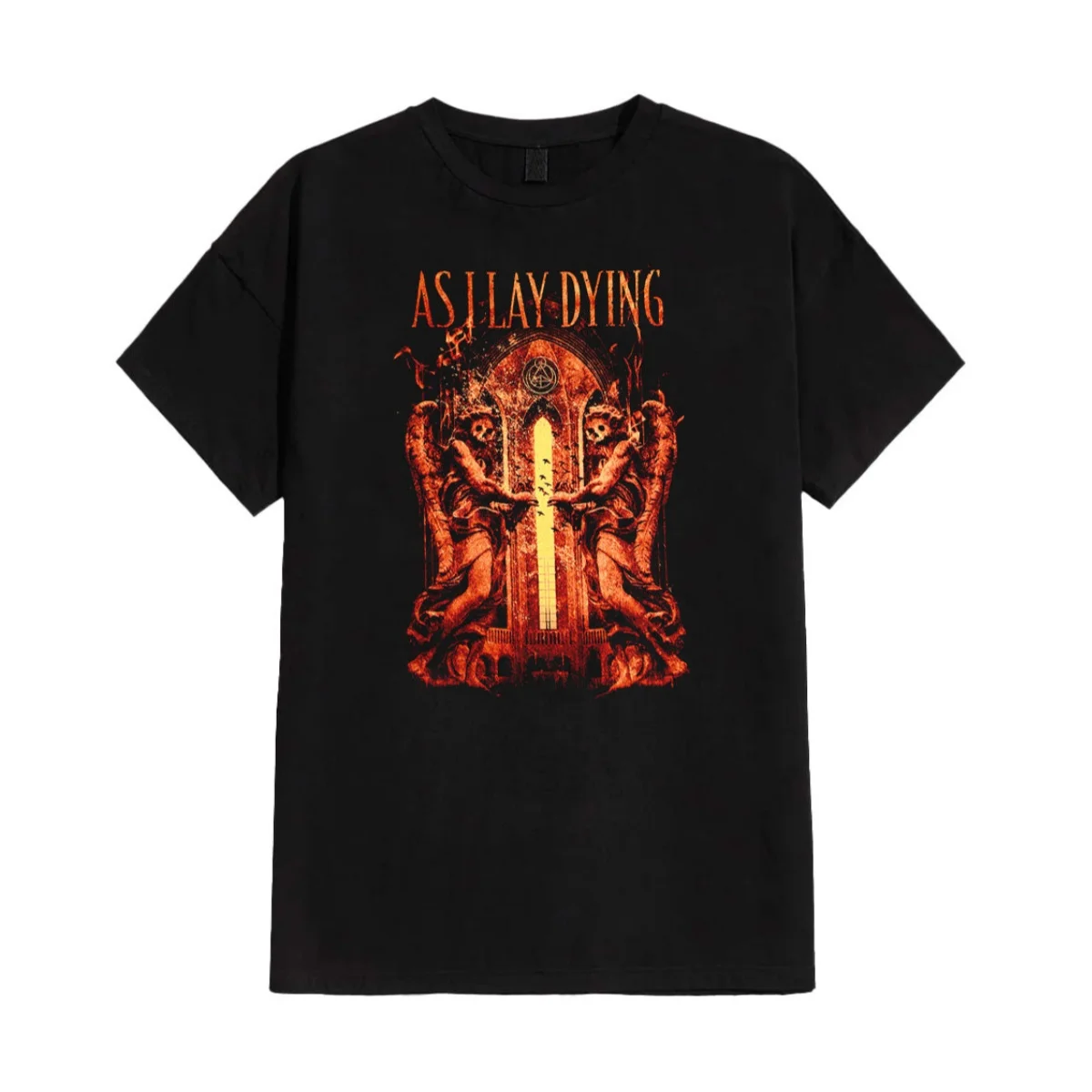 Camiseta de algodón unisex de manga corta de la marca Fashion Brand 2026 As I Lay Dying, estilo casual de lujo vintage para verano