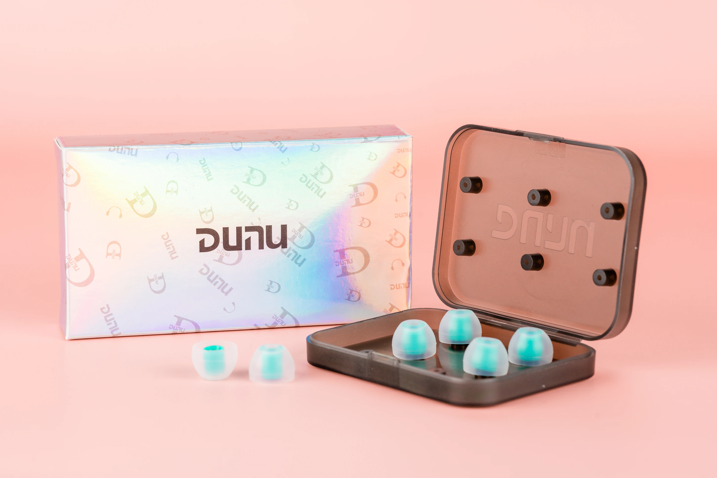 DUNU Eartips Silikon Candy 3 Pasang L/M/S Ukuran Bor 4.6Mm/Flens Tunggal untuk Diameter Nosel Earphone dari 4.6-5.5Mm