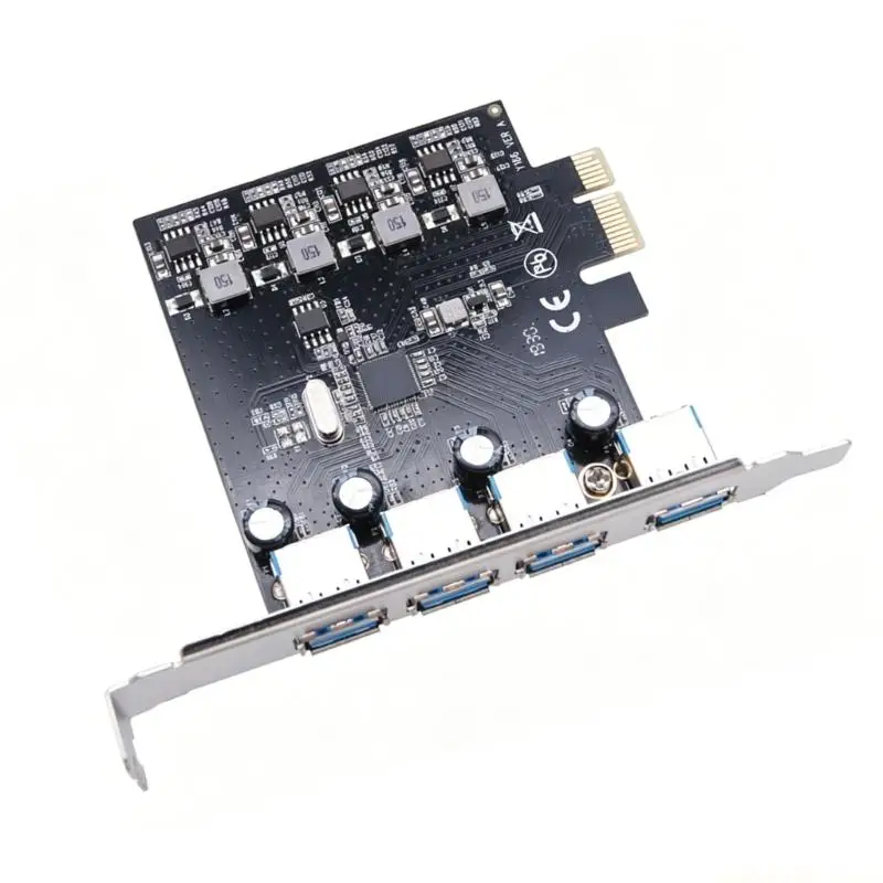 4 Port Fast Speed USB3.0 PCIE Expansion Card PCIE USB3.0 Adapter Converter Board