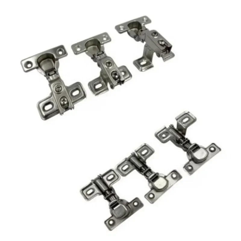 10Pcs Hydraulic 26mm Cup Furniture Hinge For Thin Cabinet Door Short Arm Galianconism