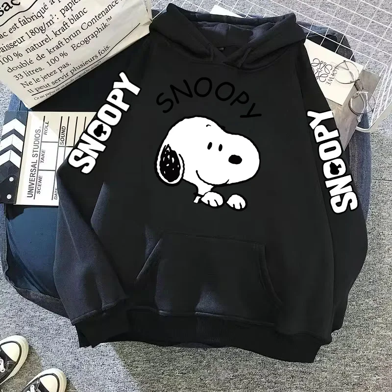 Cartoon Snoopies Hoodie Y2k Hoodies Women\'s Sweatshirts Long Sleeve Autumn Woman Clothing Hoodies Y2k Sweatshirt Hooded Shirt