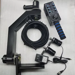 2 Axis Camera Crane Jib  Electronic Control Head Repair and Modification Parts Pan Tilt Controller with Power Adaptor