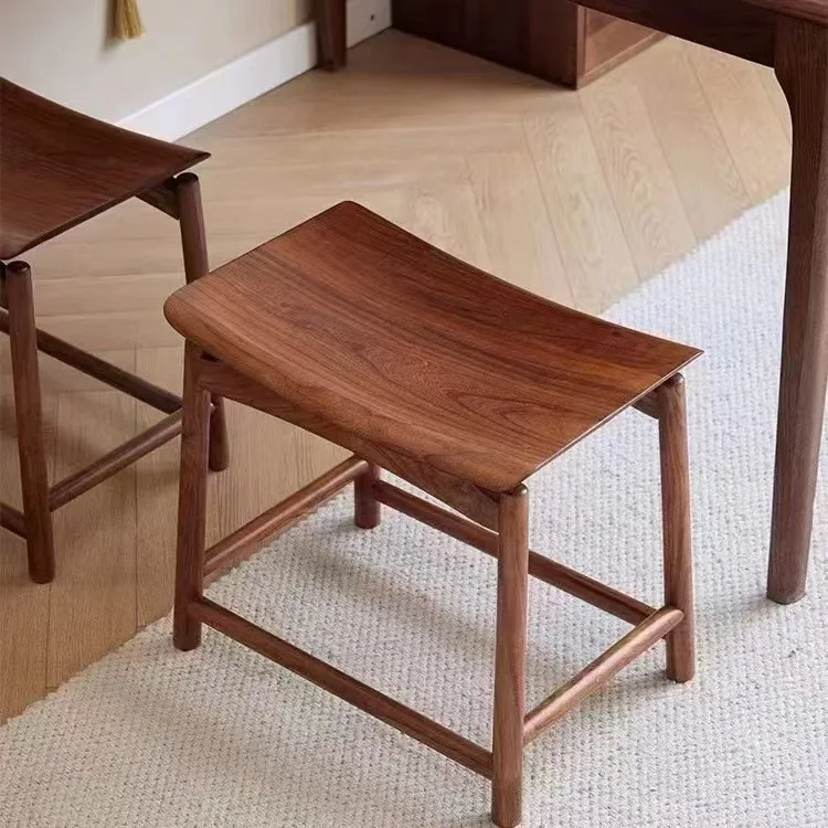 

Chinese old elm ingot stool solid wood home dining stoolliving room shoe changing stoolsquare elm stoo bedroom lowstool