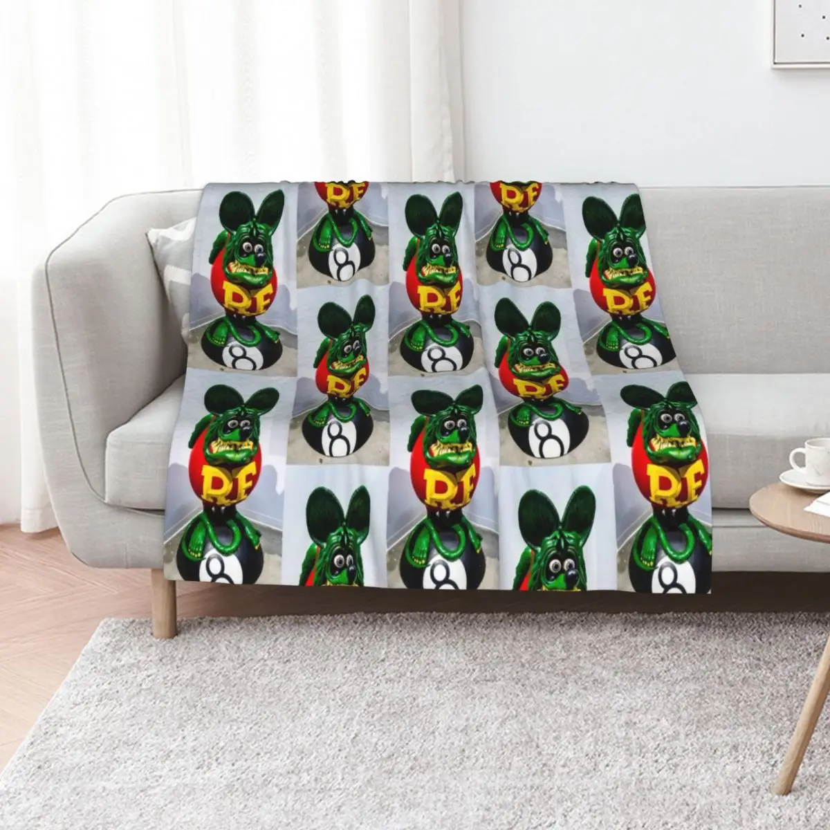 

Rat Fink Throw Blanket cosplay anime Weighted Luxury Polar Blankets