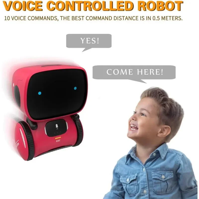 Smart Robot Toy Voice Touch Control Interactive Talking Singing Dancing STEM Educational Birthday Gift For Kids Boys Girls