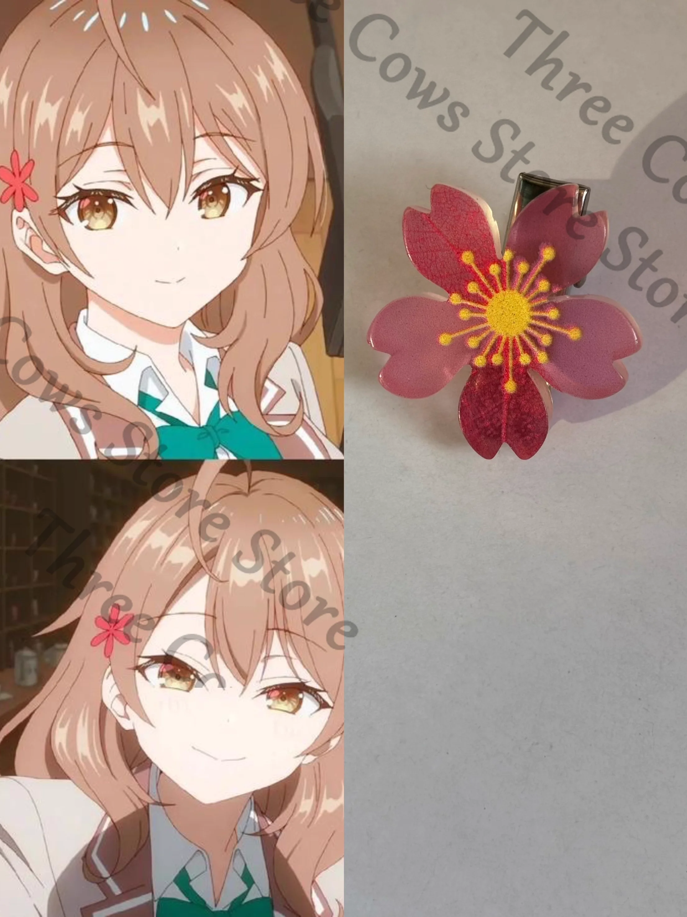 Anime Alya a veces oculta sus sentimientos en ruso María Mikhailovna Kujou Cosplay horquilla de dibujos animados pasador deslizante para el cabello regalo