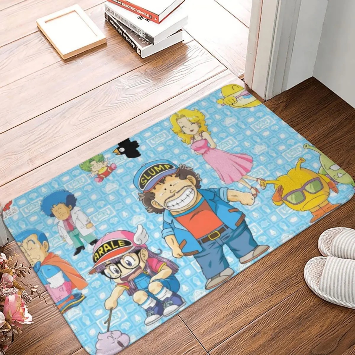 

Dr.slump Anime Non-slip Doormat Kitchen Mat Vintage Design Floor Carpet Entrance Door Rug Indoor Decorative