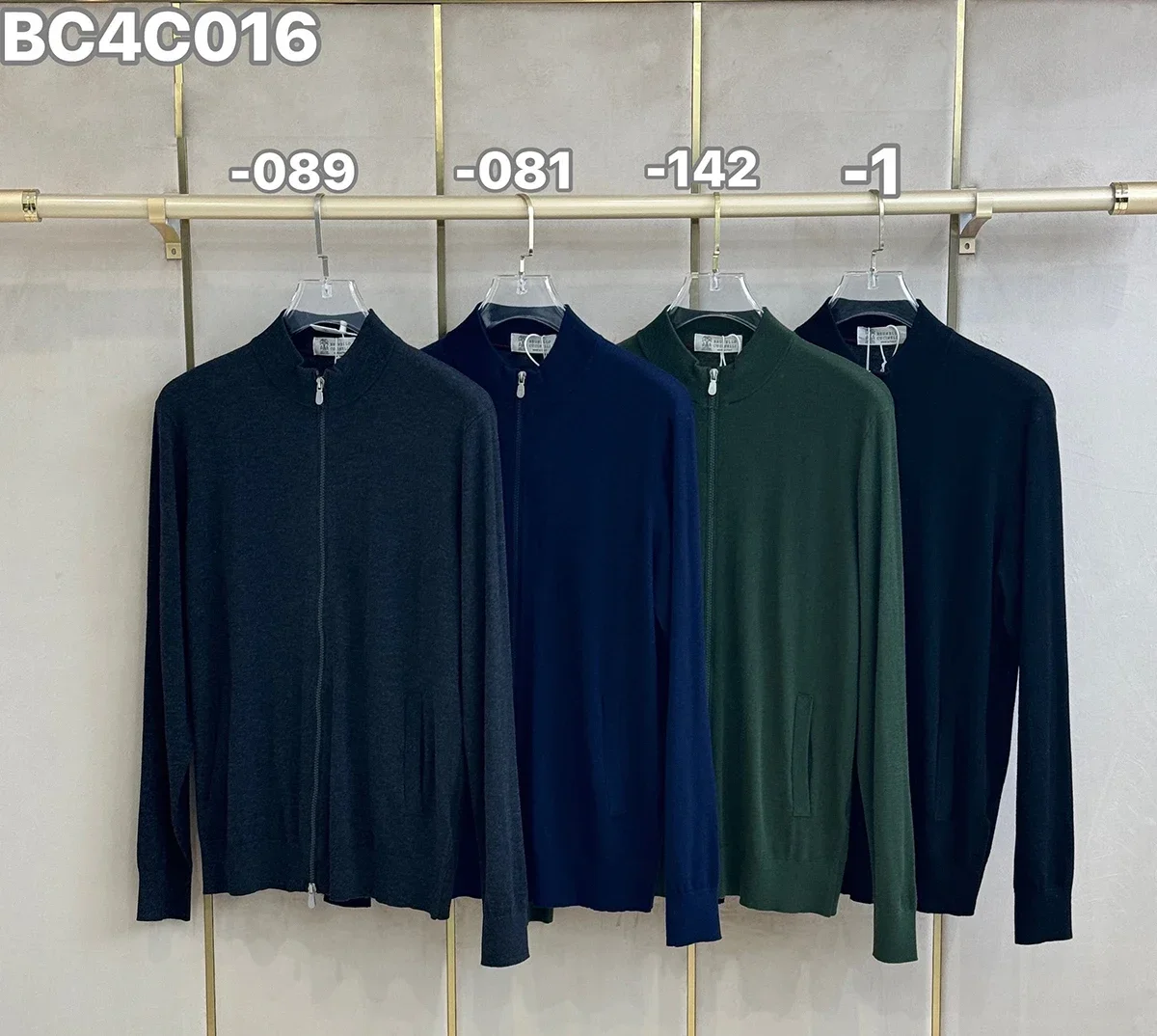 BILLIONAIRE BLKA CPTG Sweater Cashmer Cardigan Coat men's 2025 Autumn winter new knitting Long sleeves quality elastic M-4XL