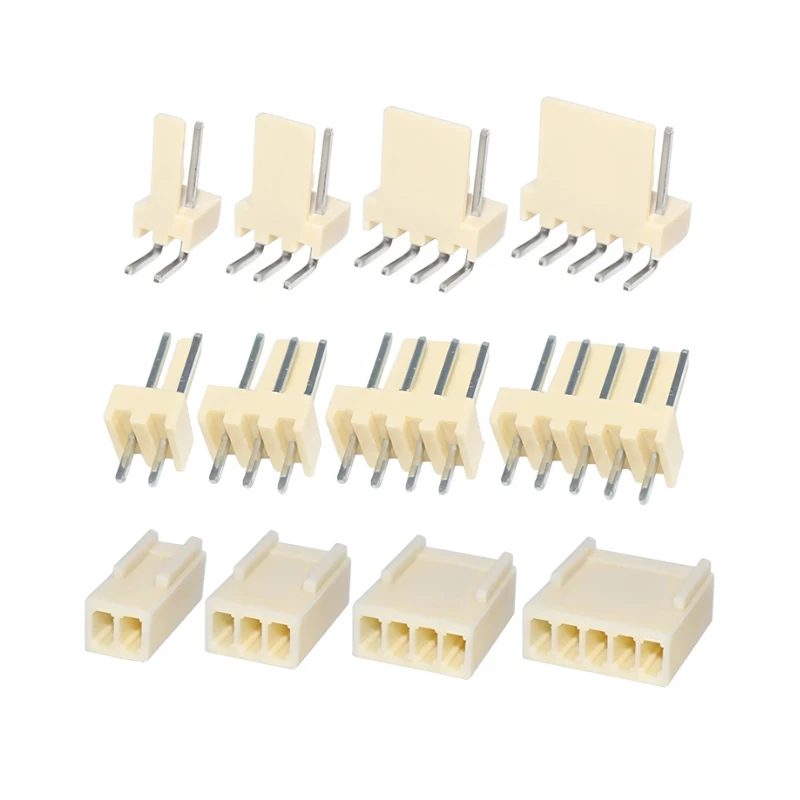 50PCS KF2510 2P 3P 4P 5P 6P 7/8/9/10/11/12 Pin JST Male Female Connector 2.54MM Horizontal Straight Pin Header Housings Terminal