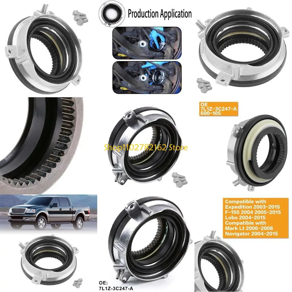 

547B Long Lasting Front Wheel Hub Locking Bearing Replaces 600105 7L1Z3C247A Metal Hub Lock Actuator Durable fitting for F150