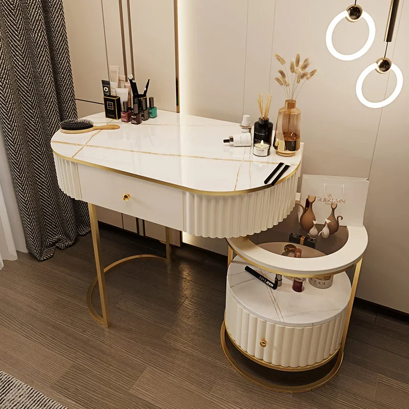 Light Luxury Dressing Table Storage Cabinet Integrated Bedroom Modern Minimalist New Small Apartment Schminktisch Furniture