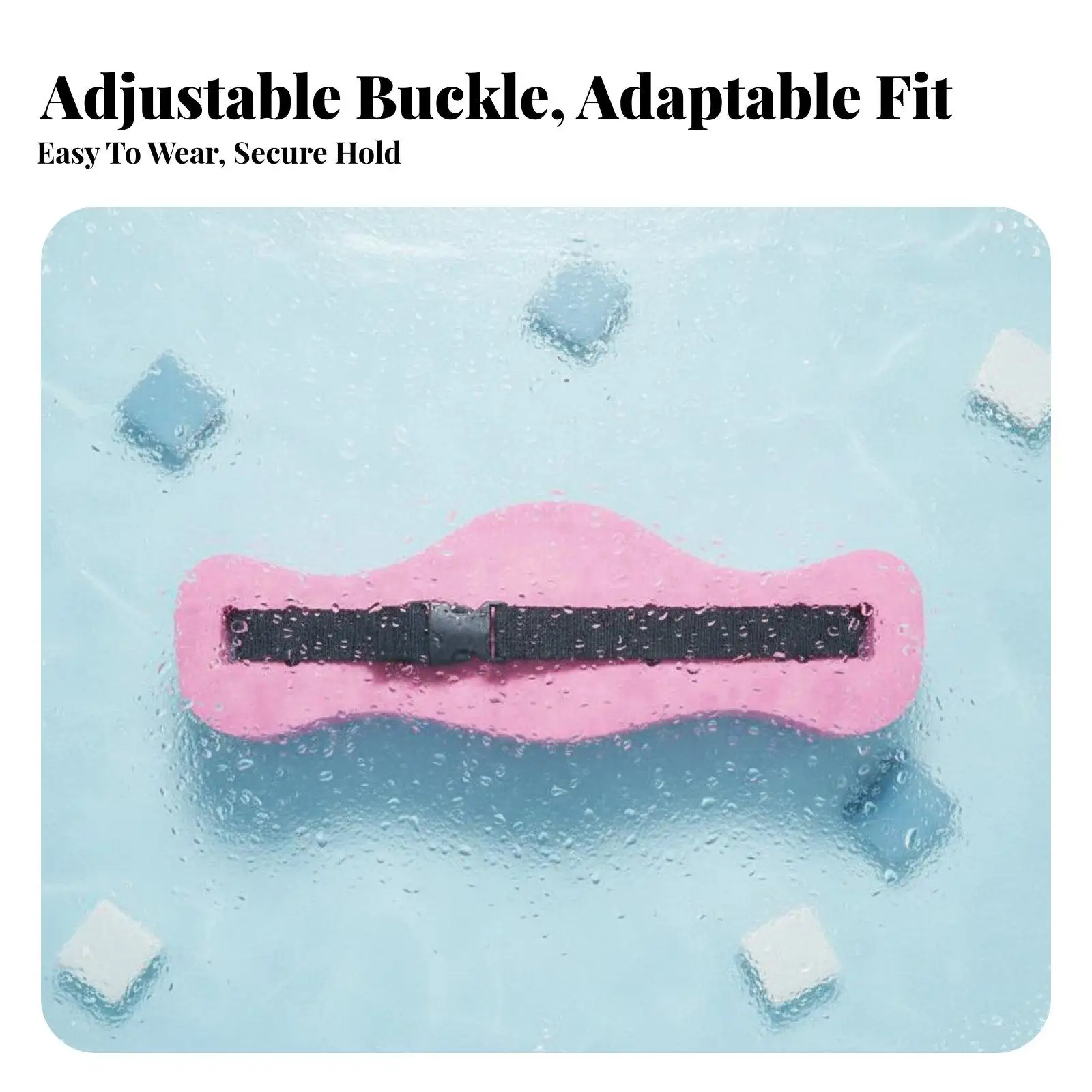 Adjustable Kids Swimming Belt EVA Foam Buoyancy Trainer for Children Learning to Swim Comfortable Fit Safety Float Aid for Pool