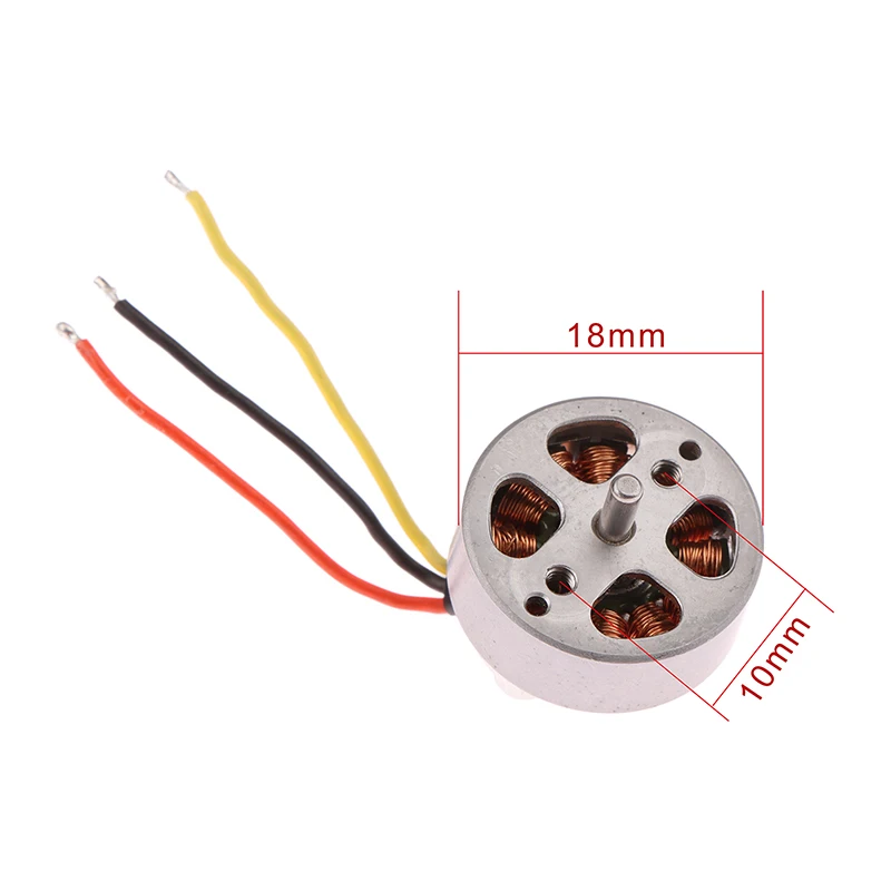 1Pc 2750KV Mini 18MM 3-fazowy silnik bezszczotkowy Szybki 2S-3S 2MM Wał RC Drone FPV Quadcopter Silnik samolotu