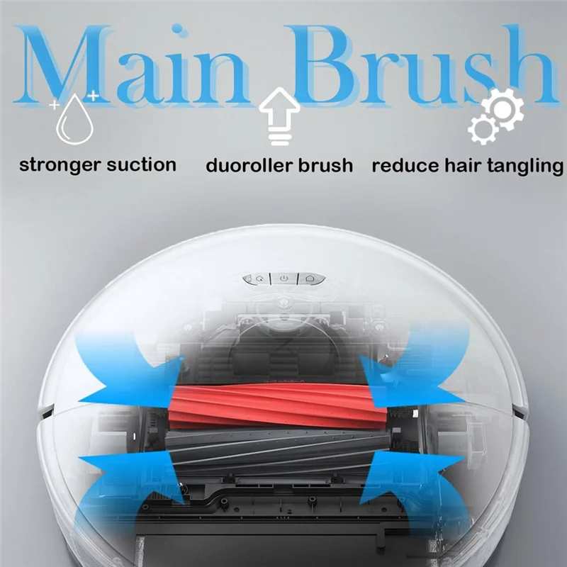 N18R Części zamienne i akcesoria do Roborock S8 / S8 Plus / S8 Pro Ultra: szczotka główna, szczotki boczne, filtr HEPA, mop, worek na kurz