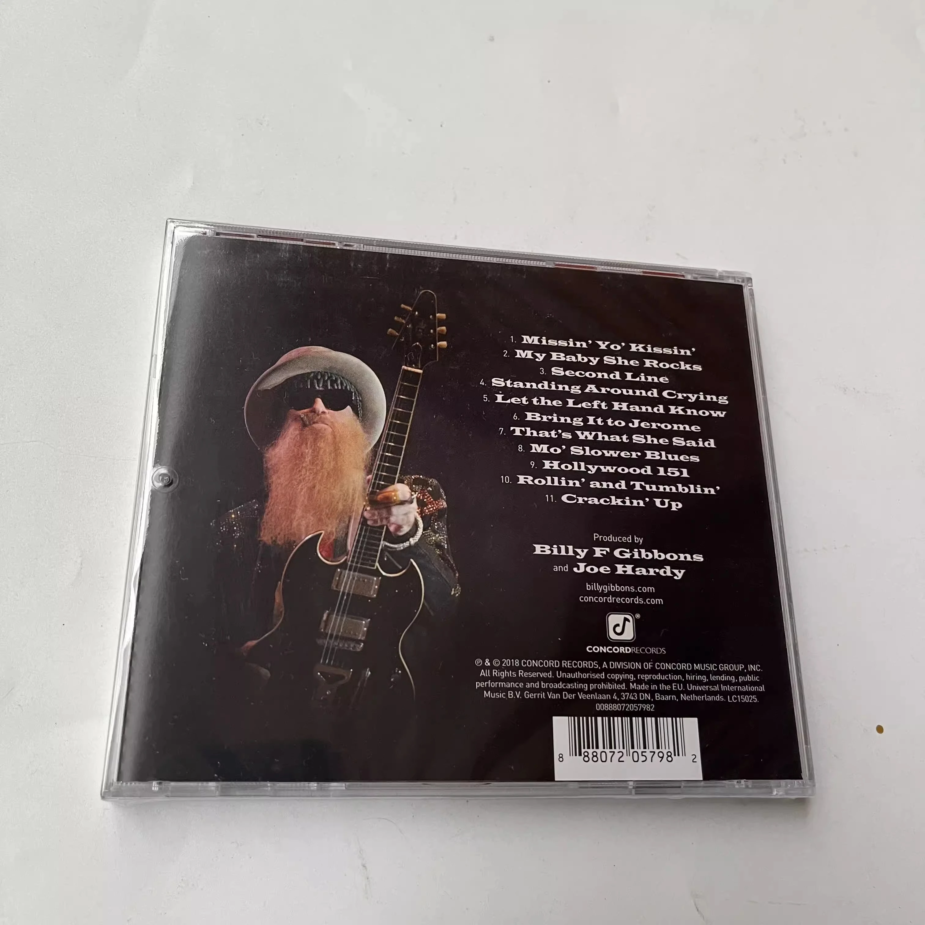 Rock Billy F Gibbons Music CD The Big Bad Blues Album Music Record Cosplay Walkman Car Party Music Soundtracks Box Collection