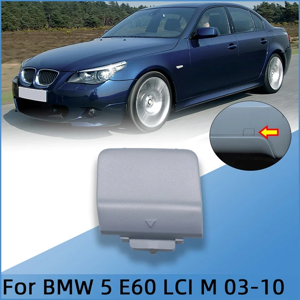 

Towing Hauling Shell Lid Trim For BMW 5 Series E60 LCI M-Sport 2003-2010 Rear Bumper Tow Hook Eye Cover Cap Car Accessories