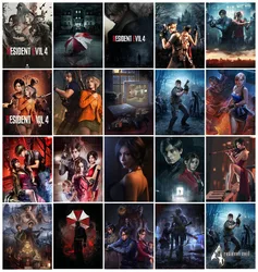 Resident-Evil 2 Game Film Diamond Painting Accessories Hot Classic Movies Cross Stitch Embroidery Picture Mosaic Home Decor Gift