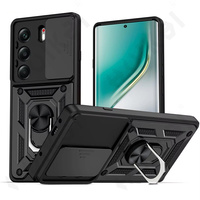 Case for Infinix Note 50 Pro 4G Tecno Camon 40 Pro 4G Camera Lens Phone Case Ring Stand Armor TPU Antill Silicone Rotate Cover