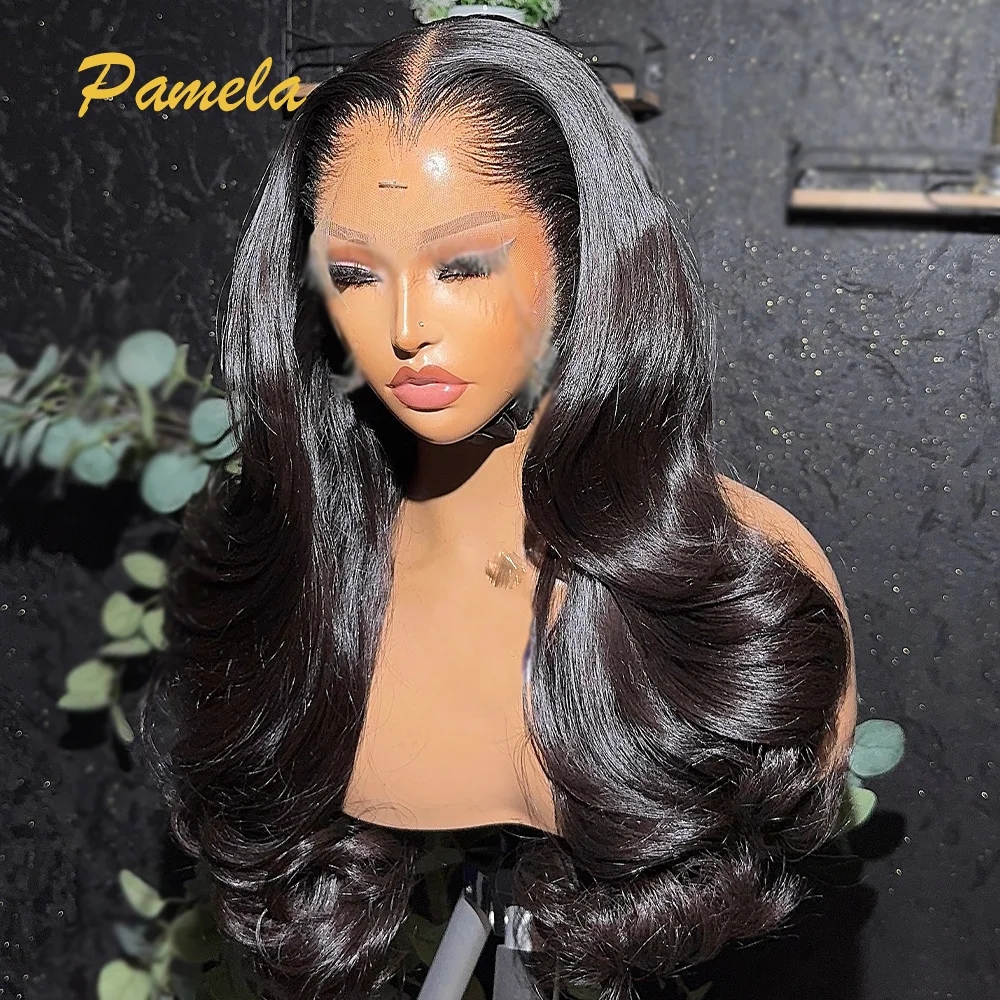 

Парик Lagos Hairline 13x4 с невидимой кружевной передней частью, плотность 250%, свободные глубокие волны, из натуральных волос, предварительно пророщенный, предварительно осветленный, без клея