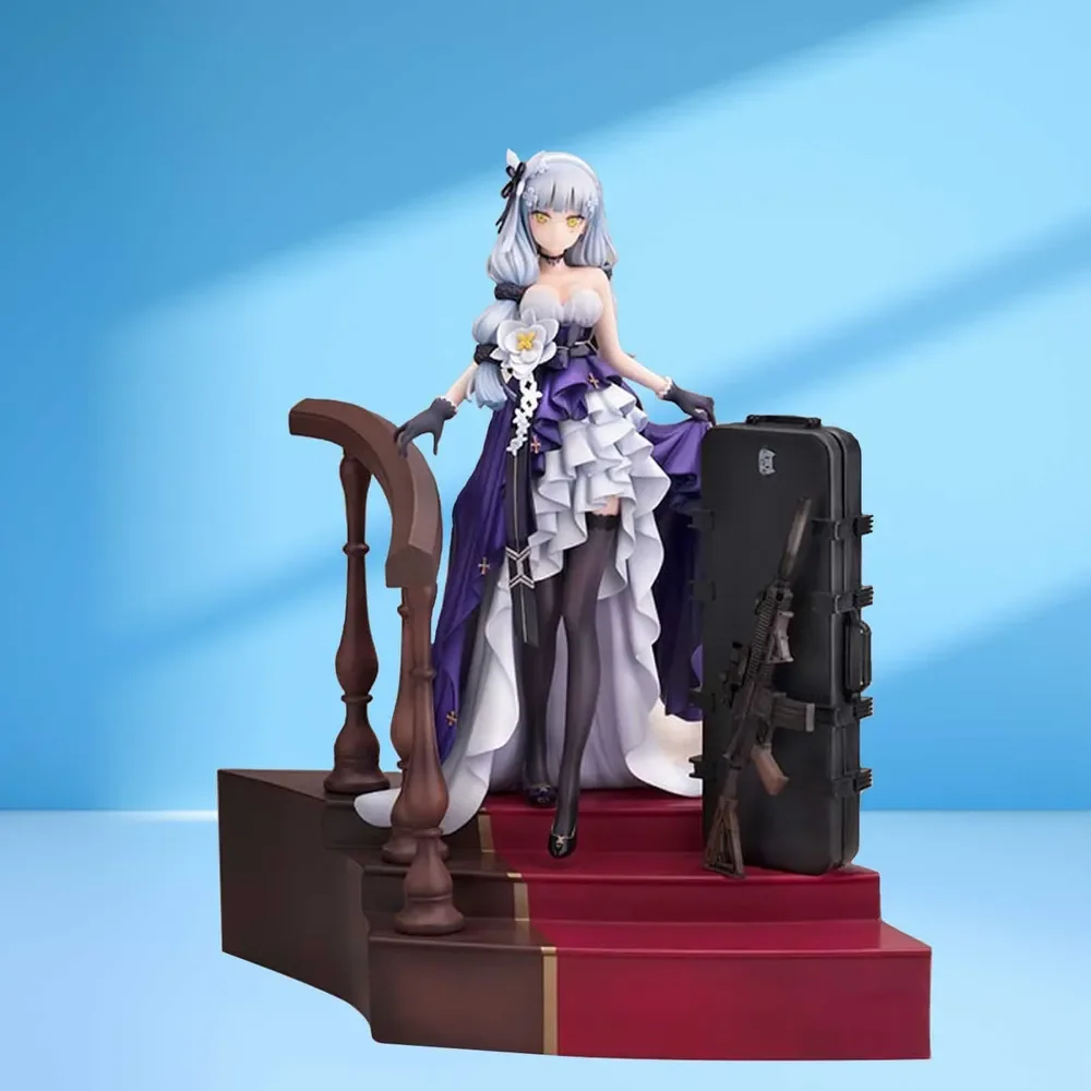 Anime Game Girls Frontline HK416 Star 1st Anniversary Dress Ver 1/8 Anime Figure Toys Collection Model