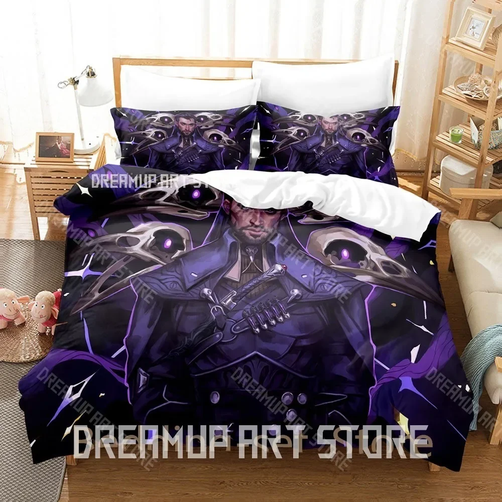 2026 3D Print Lucanis Dellamorte Dragon Age Bedding Set Single Twin Full Queen King Size Bed Set Adult Bedroom Sets Anime Bed
