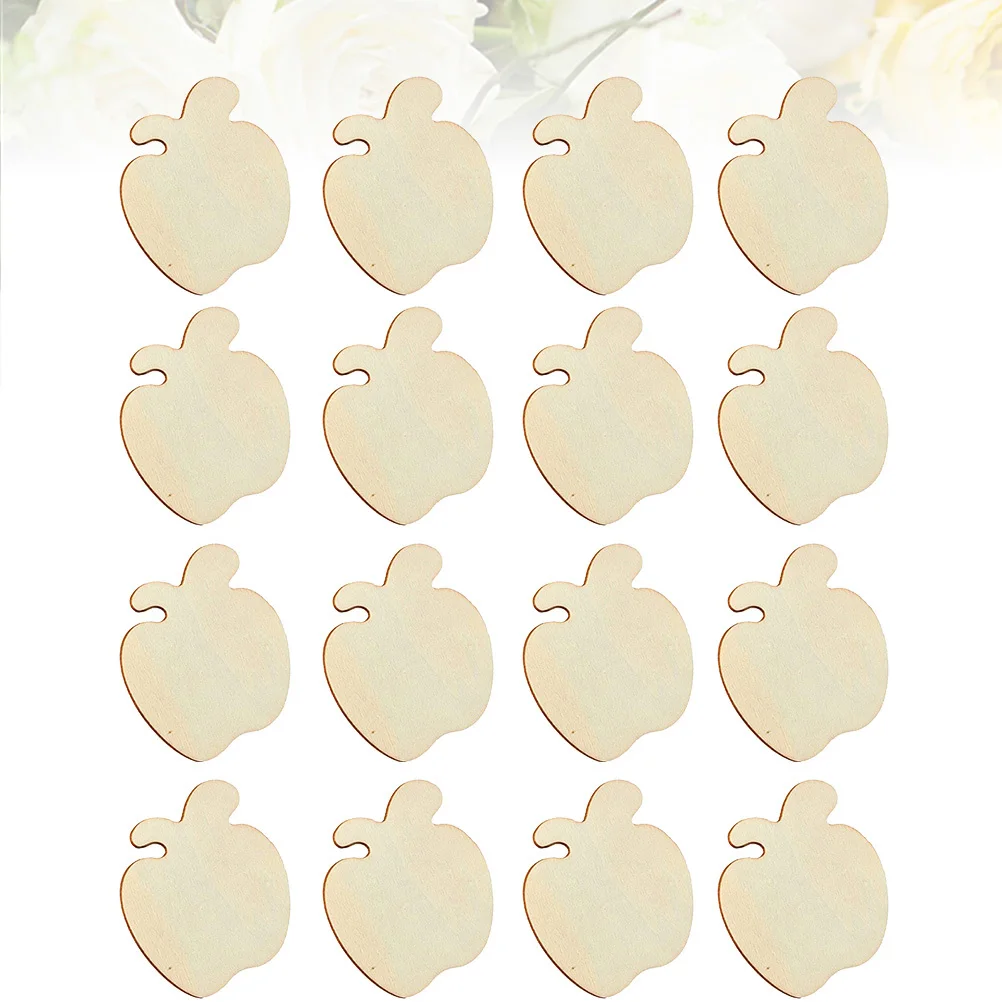 

20Pcs 's Hand Painted Wood Circles Unfinished Natural Wood Slices DIY Crafts Christmas Ornaments Wedding Decorations