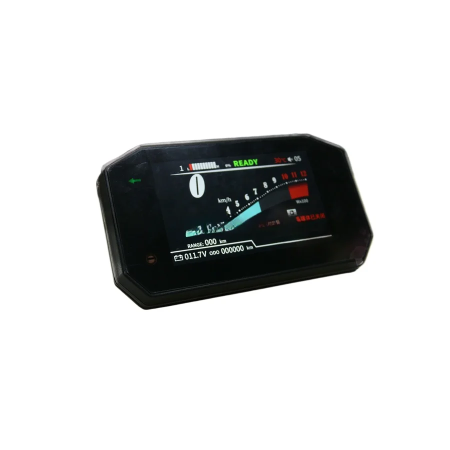 Suitable for motorcycle upgrade after-sales accessories, modified electric motorcycle LCD TFT display speedometer