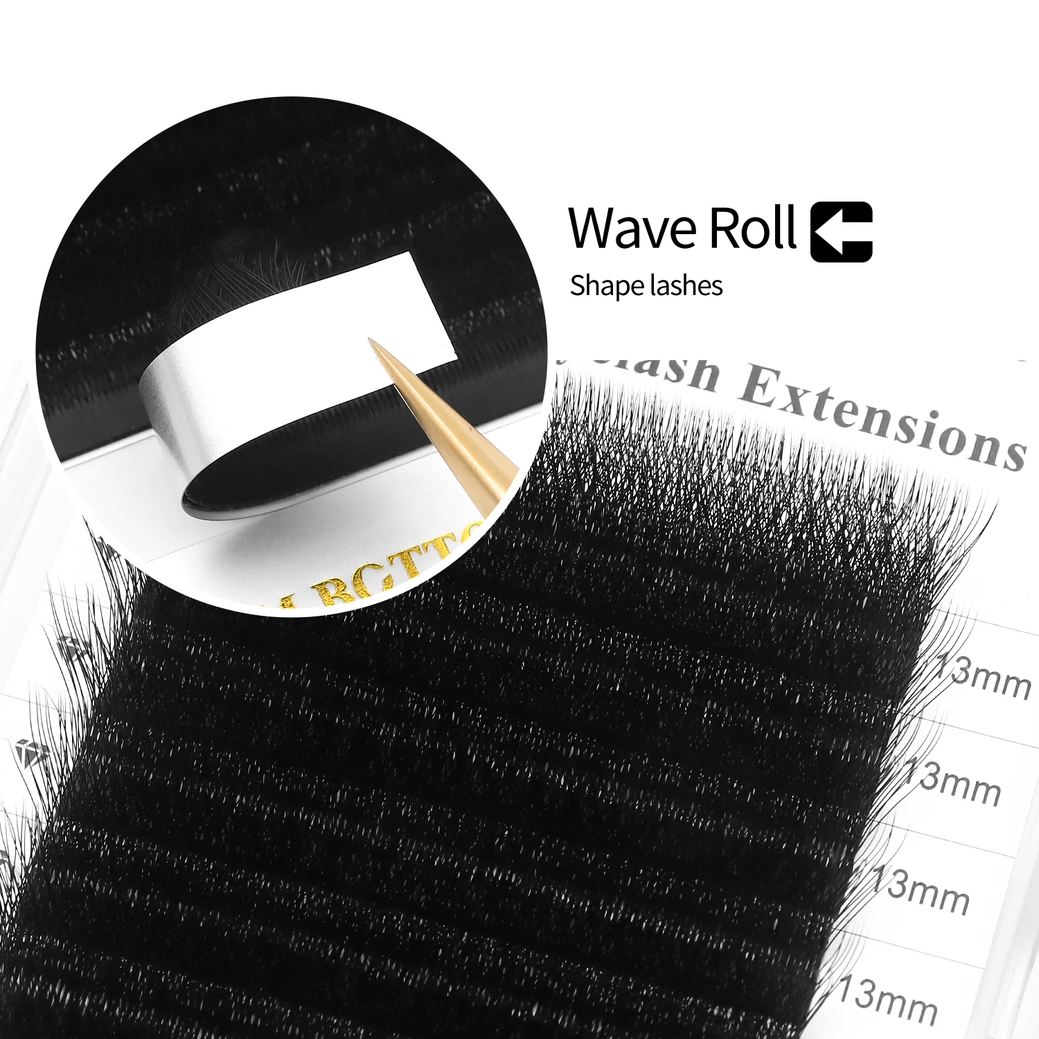 ขนตาปลอม XIUSUZAKI แบบสองชั้น 4DW สำเร็จรูป ขนตาปลอม 4DW แบบเส้นต่อเส้น สำหรับต่อขนตาแบบวอลุ่ม อุปกรณ์แต่งหน้า