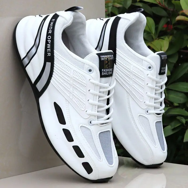 Men's Shoes Large Size39-48 Mesh Breathable Casual Leather Sneaker Trendy High Quality Comfort Men Sports Shoe Zapatillas Hombre