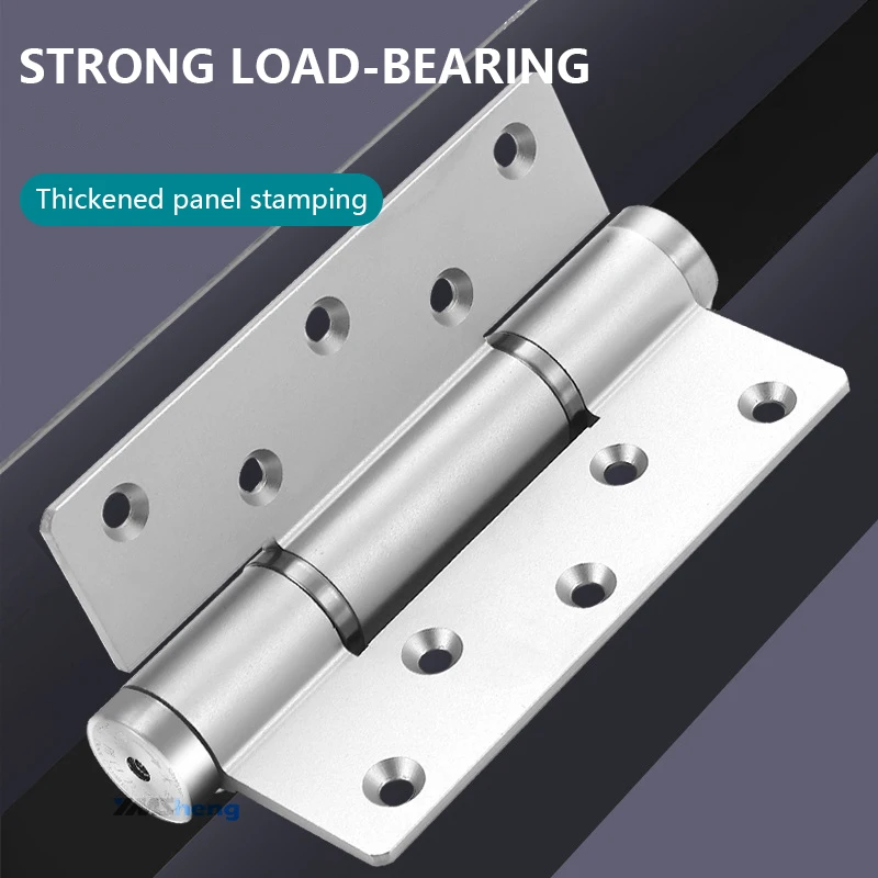 Hydraulic Hinge Invisible Door Automatic Door Closing Positioning Hinge Silent Buffering Double-opening Automatic Wooden Door