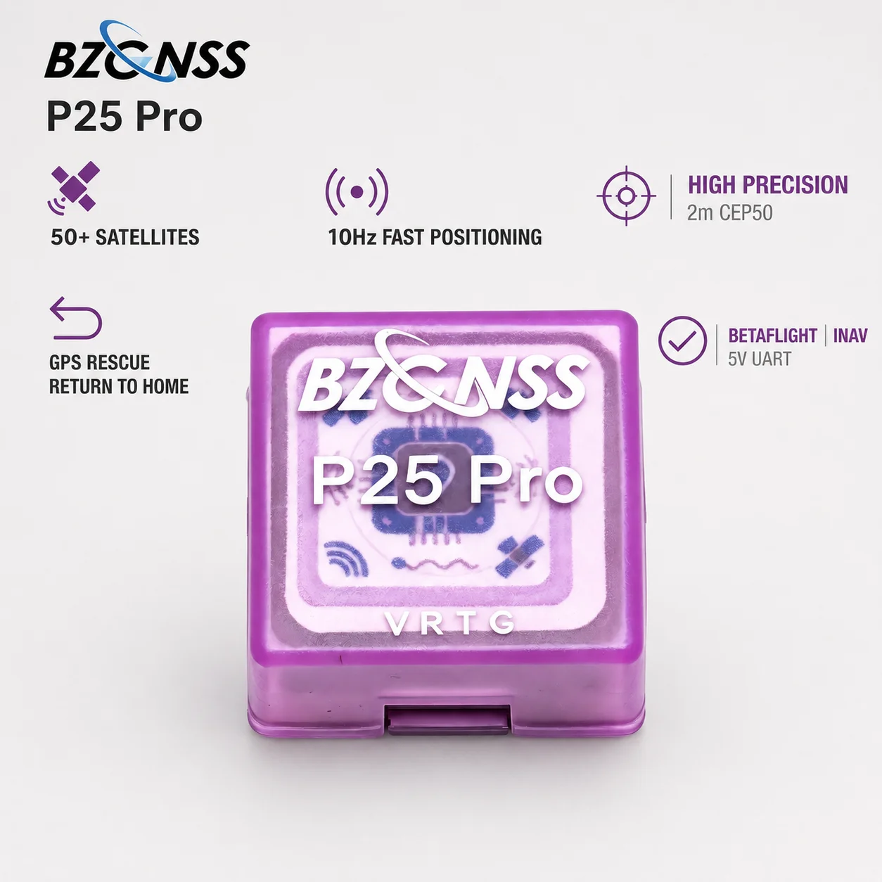 وحدة BZGNSS P25 Pro GNSS GPS ب - مراجعة Drone Battery Plate وسعره