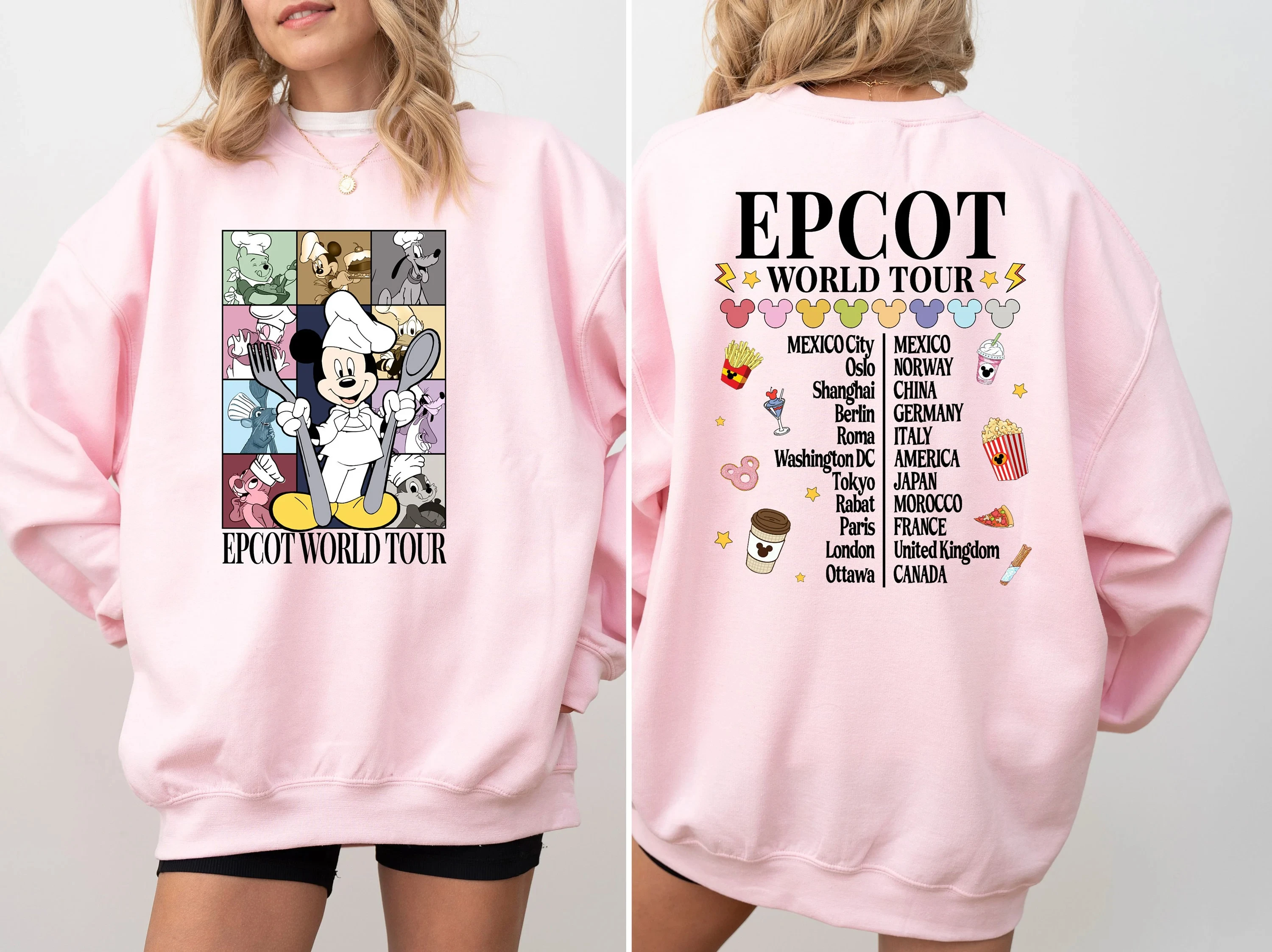 American Retro Mickey and Friends' Journey Sportswear Women's Autumn and Winter New Fashion Men's and Women's Sportswear Jacket