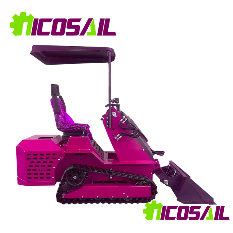 

New tracked skid steer loader diesel engine hydraulic vehicle mounted skid steer loader discounted price