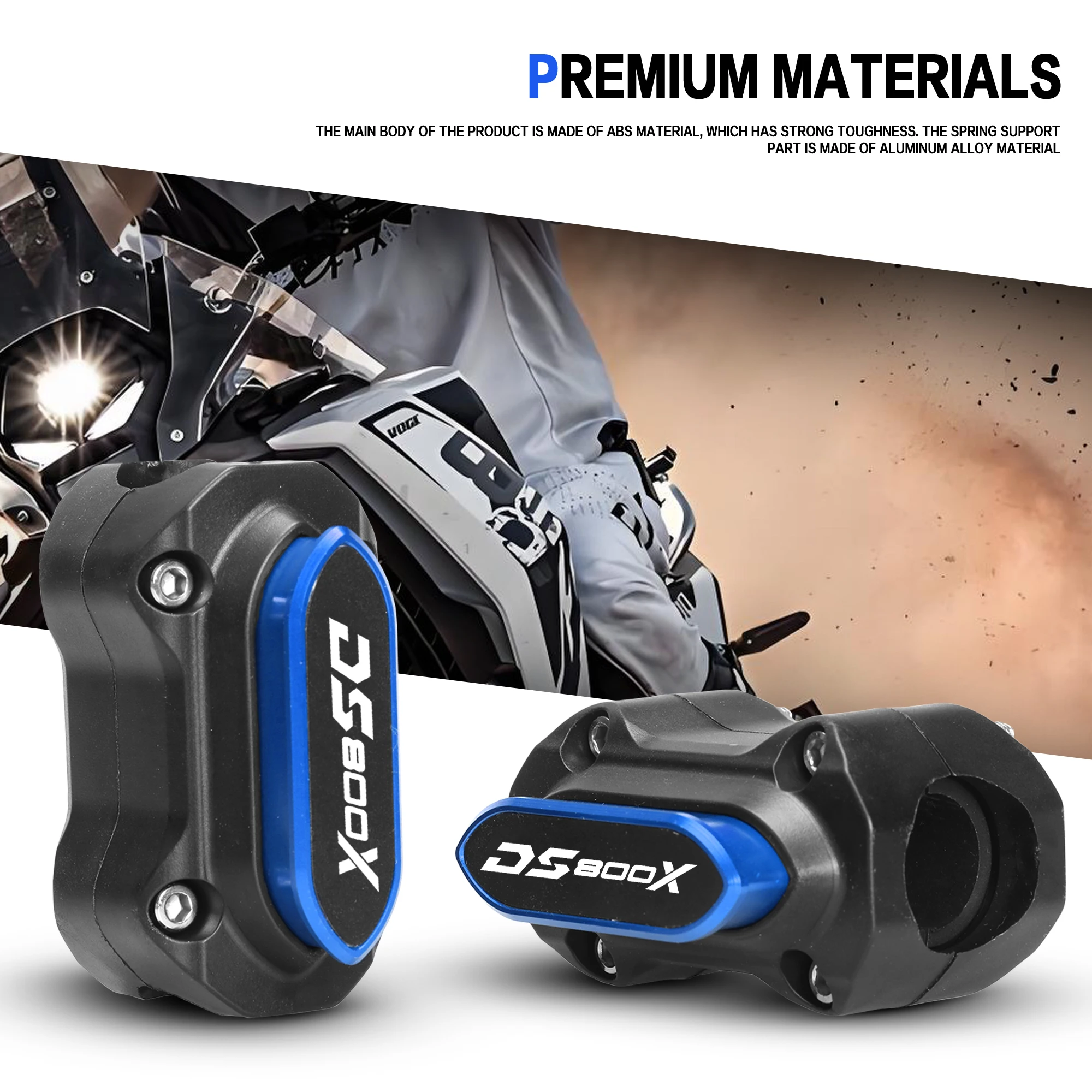 For VOGE Rally 800 DS800X Rally800 DS 800X 2026 DSX Motorcycle Engine Guard Bumper Spring Protector Crash Bar Block protection
