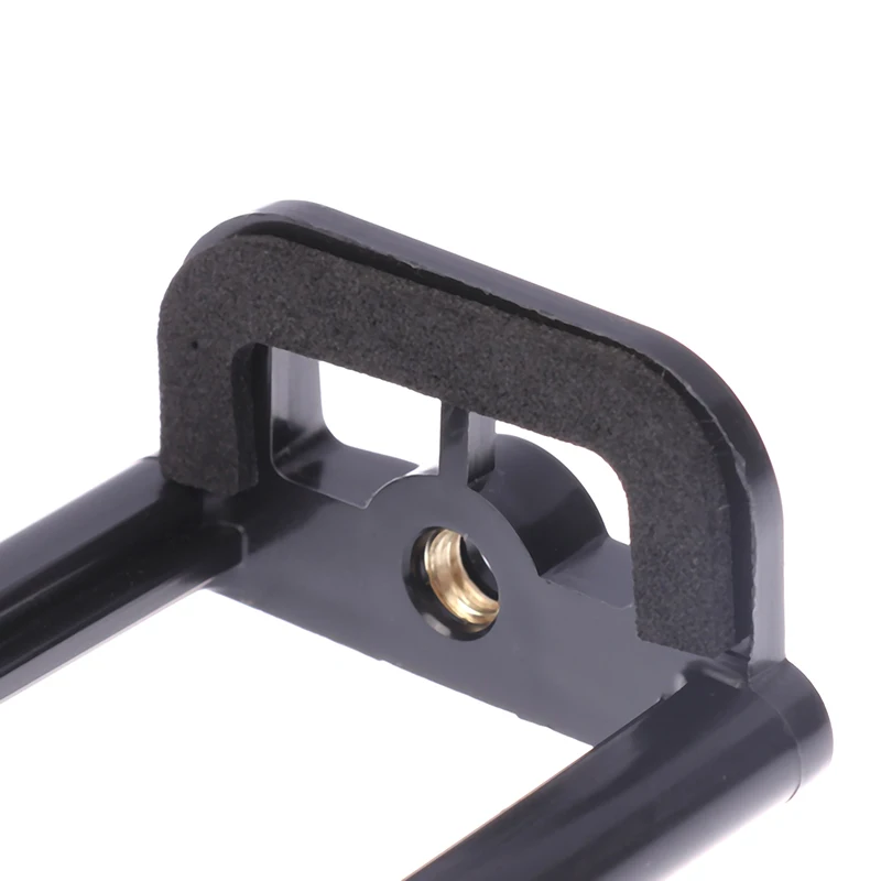 1Pc Universal Stretchable Black Phone Holder Stand With 1/4 Inch Nut Screw Hole Selfie Stick Camera Phone Clip Accessories