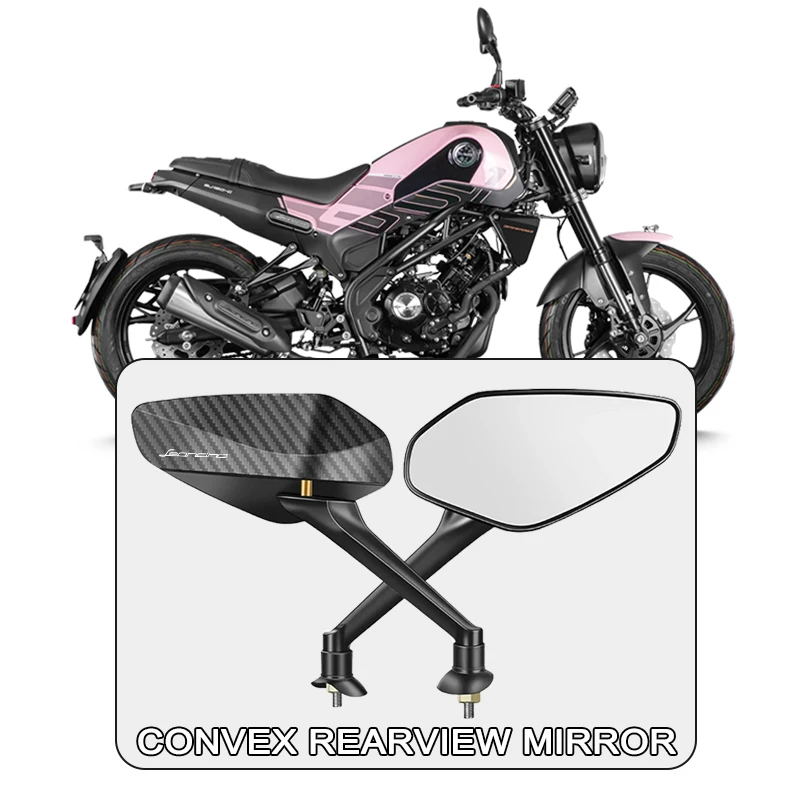 Motorcycle Off-Road Anti-Shake Antiglare Wide-angle Rearview Mirror For Benelli TRK 502 Leoncino 500 BJ500 Leoncino250 Upgrade