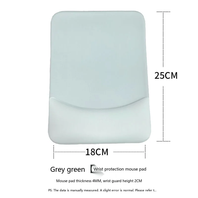 Silikon-Handgelenkauflage Mauspad Quadratische Form 5 Farben Rutschfeste Schreibtischunterlage Büro Gaming Ergonomisch – Detail 5