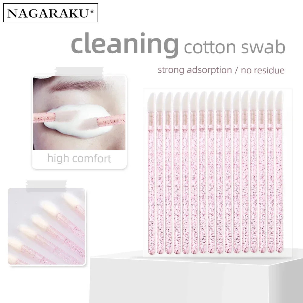 NAGARAKU Eyelash Extension Cleansing Mousse Shampoo Foam Pro Eyelashes Cleaner Bubble Non-irritation Gentle Fast Clean