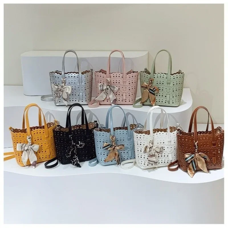 

Minimalist Unique Leisure Business Tote With Crossbody Strap And Textured Retro Design Includes Diaper Bag Function