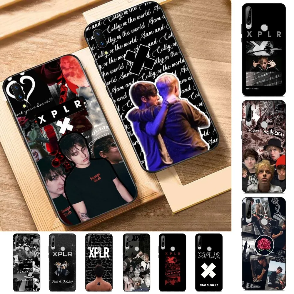 Sam and Colby XPLR Phone Case For Huawei Y9 6 7 5 Prime Enjoy 7s 7 8 plus 7a 9e 9plus 8E Lite Psmart Shell