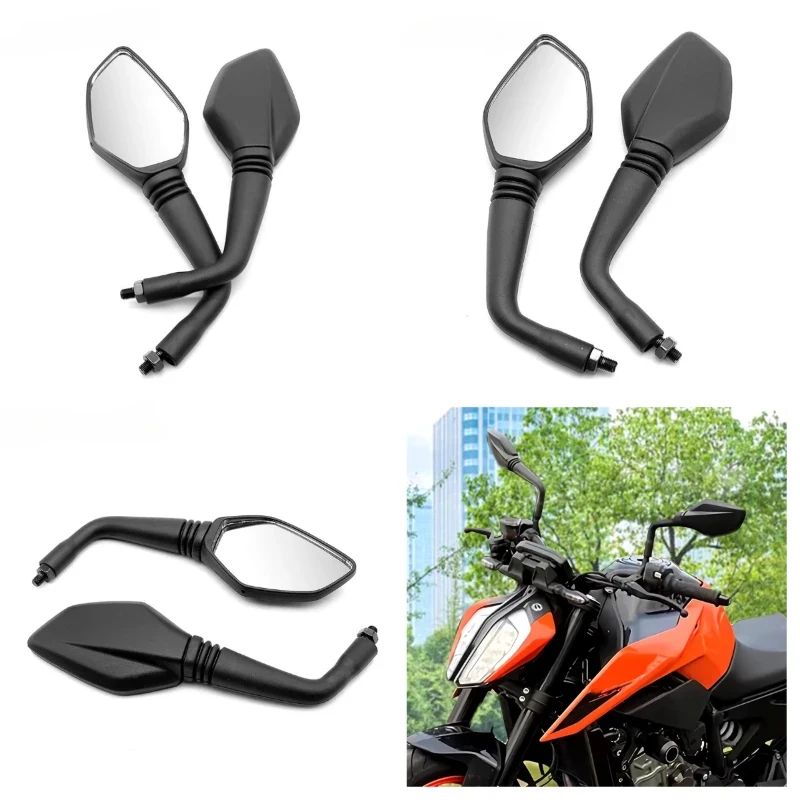 

Motorcycle Accessories Rear View Mirror 10MM ABS Universal Side Mirror For KTM Duke 125 200 XC250 LC4 390 ADV 1290 Super Duke R