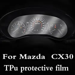 For Mazda CX30 2019 2020 2021 Automotive interior Instrument panel membrane LCD screen TPU protective film Anti-scratch