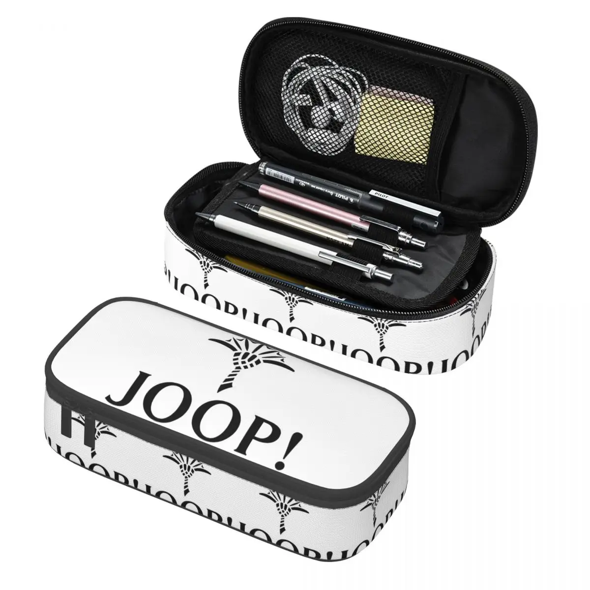 Estuches para lápices con logotipo de Fashion Joop, soporte para bolígrafos, suministros de papelería, caja para bolígrafos de gran capacidad, bolsa para lápices para estudiantes