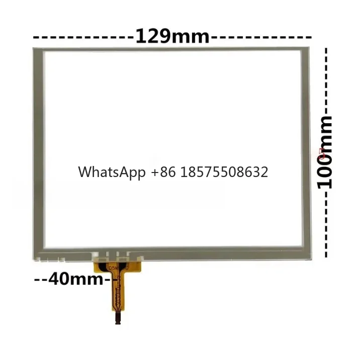 New D5M10C TREX575  Touchpad 5.7 Inch 129*100  For EMERSON Trex Device Communicator Touch Screen Digitizer Glass Panel